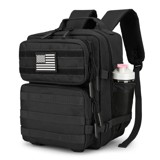 9L Mini Tactical Backpack for Men and Women Tactical Backpack Small for Hiking Small Tactical Bag（Black）