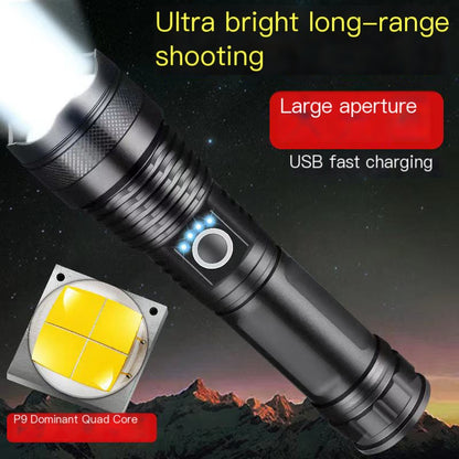 P50 Tactical Flashlight - USB Rechargeable & Portable